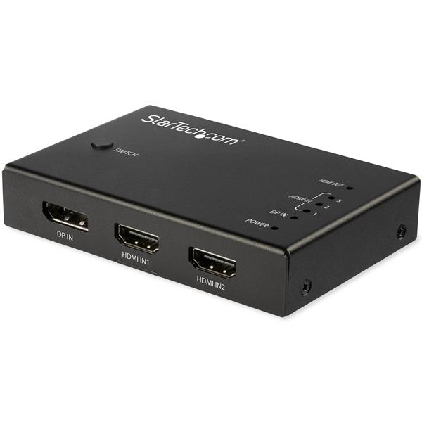 Image of StarTech.com 4-Port HDMI Video Switch - 3x HDMI and 1x DisplayPort...