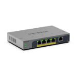 NETGEAR GS105EPP Unmanaged Gigabit Ethernet (10/100/1000) Power over Ethernet (PoE) Desktop/Wall-Mounting Grey