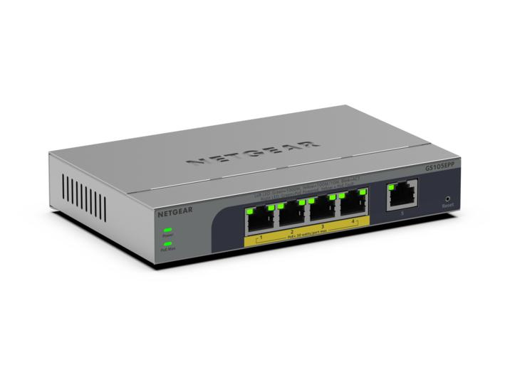 NETGEAR GS105EPP Unmanaged Gigabit Ethernet (10/100/1000) Power over E