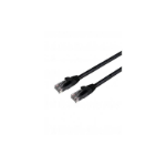 Mercodan UltraFlex Patchkabel KAT6 UTP, 0,25m, Sort, LSZH Halogenfri, AWG26, kobber, FLUKE testet networking cable Black 0.25 m Cat6 U/UTP (UTP) Round