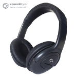 connektgear HP517 Stereo PC On-Ear Headset with In-Line Mic and Volume Control - Black