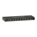 NETGEAR GS316EP-100PES network switch Managed Gigabit Ethernet (10/100/1000) Power over Ethernet (PoE) Black