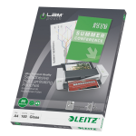 Leitz iLAM Self-adhesive A4 Laminating Pouches, 80 microns, Pack of 100