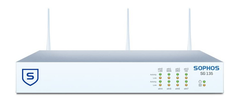 Image of Sophos SG 135w rev. 3 hardware firewall Desktop 6000 Mbit/s