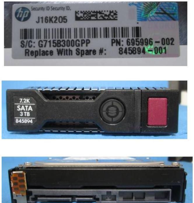 HPE DRV HD 3 6G 7.2K 3.5 S