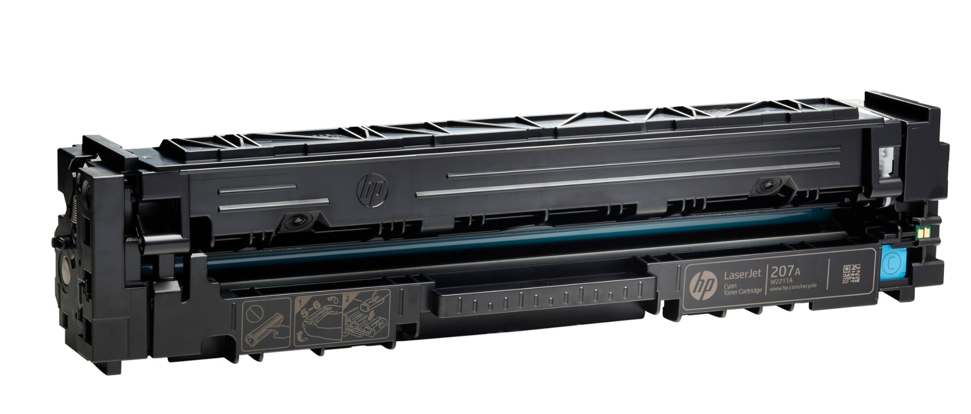 HP W2211A/207A Toner cartridge cyan, 1.25K pages ISO/IEC 19752 for HP M 283