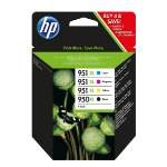 HP C2P43AE#301 (950XL/951XL) Ink cartridge multi pack, 2300+1500 pg, Pack qty 4