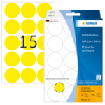 HERMA Multi-purpose labels/colour dots Ø 32 mm round yellow paper matt hand inscription 480 pcs.