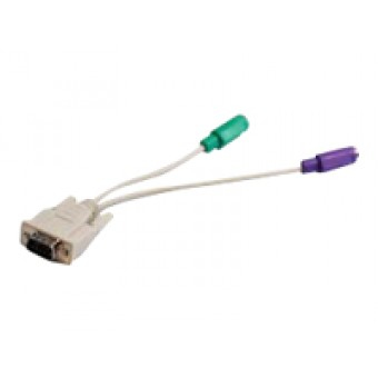 Honeywell VX89058CABLE PS/2 cable 0.3 m 2x 6-p Mini-DIN Grey