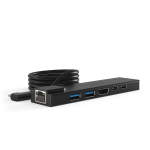 Compulocks HUB01 interface hub USB 2.0 Type-C Black