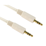 Cables Direct 3.5mm, 1m audio cable White