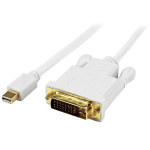 StarTech.com 6 ft Mini DisplayPort to DVI Active Adapter Converter Cable - mDP to DVI 1920x1200 - White