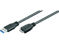 Microconnect USB3.0AB2MICRO USB cable 2 m USB 3.2 Gen 1 (3.1 Gen 1) USB A Micro-USB B Black
