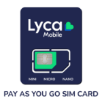 Lycamobile Pay As You Go Sim Card Trio