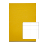 Rhino A4 Exercise Book 32 Page Yellow S10 (Pack of 100)