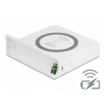 DeLOCK 41451 oplader voor mobiele apparatuur Universeel Wit USB Draadloos opladen Binnen