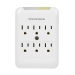 Monoprice 9196 surge protector White 6 AC outlet(s) 120 V