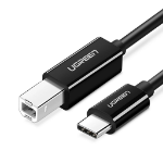 Ugreen EU Product - USB-C to USB-B Printer Cable  1m - Black