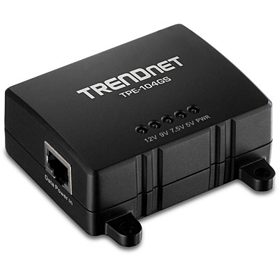 Image of Trendnet TPE-104GS network splitter Black Power over Ethernet (PoE)