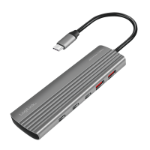 LogiLink USB 3.2 Gen2 Hub, 10+1-port, 2x USB-A, 8x USB-C, PD 100W, aluminum