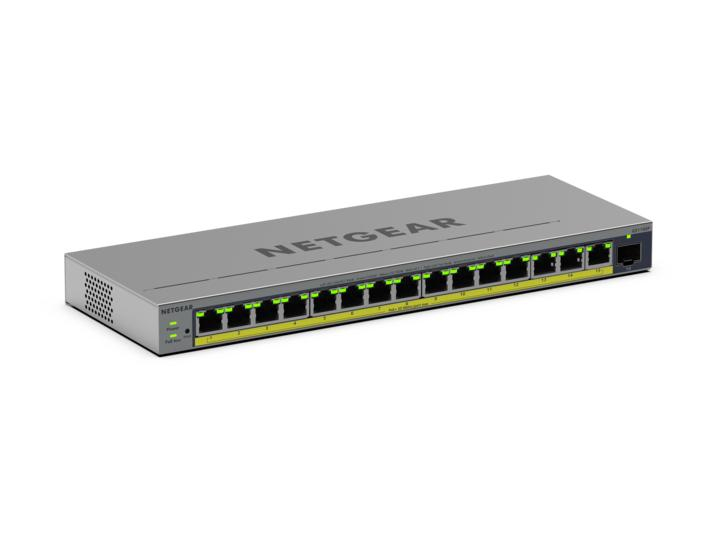NETGEAR GS116EP Managed L2/L3 Gigabit Ethernet (10/100/1000) Power over Ethernet (PoE) Grey