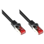 Alcasa 15m Cat6 S/FTP netwerkkabel Zwart S/FTP (S-STP)