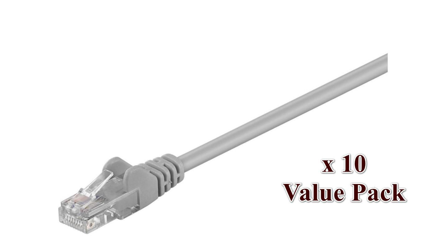 Microconnect V-UTP505VP networking cable Grey 5 m Cat5e U/UTP (UTP) Ro