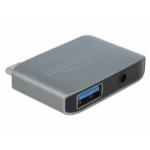 DeLOCK 63965 laptop dock & poortreplicator Antraciet