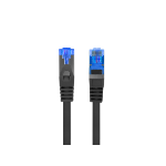 Lanberg PCF6A-10CC-0025-BK networking cable Black 0.25 m Cat6a S/FTP (S-STP)