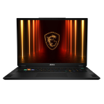MSI Stealth 18 HX AI A2XWIG-036US laptop Intel Core Ultra 9 275HX 18" UHD+ 64 GB DDR5-SDRAM 2 TB SSD NVIDIA GeForce RTX 5080 Wi-Fi 7 (802.11be) Windows 11 Pro Black