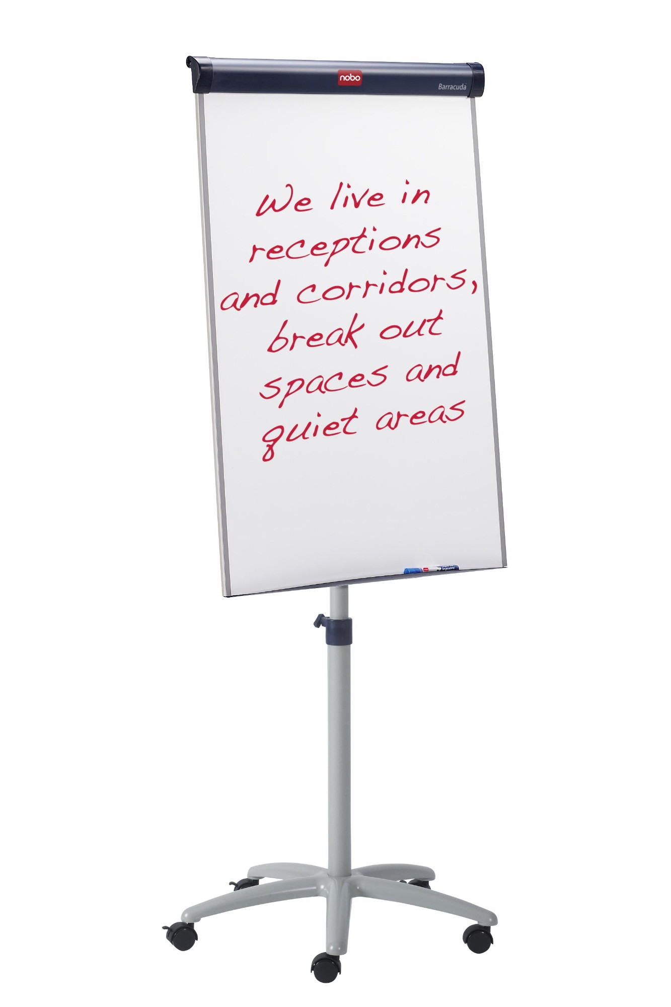Nobo Classic Steel Mobile Magnetic Flipchart Easel
