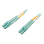 Tripp Lite N820-10M-OM4 10Gb/100Gb Duplex Multimode 50/125 OM4 LSZH Fiber Patch Cable (LC/LC) - Aqua, 10M (33 ft.)