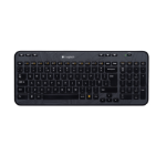 Logitech K360 keyboard RF Wireless QWERTZ Slovakian Black