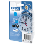 Epson Alarm clock Singlepack Cyan 27XL DURABrite Ultra Ink