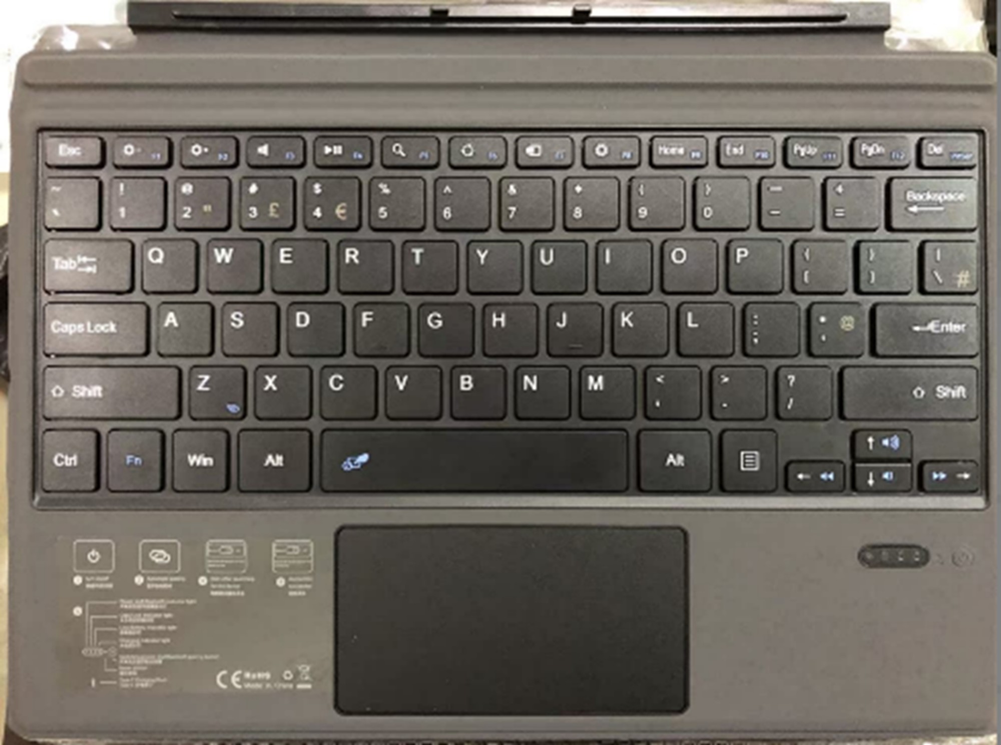 JLC Microsoft Surface Pro 3-7 & 7 Plus L800 Detachable Keyboard – UK Layout