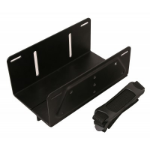 Techly 102239 CPU holder Desk-mounted CPU holder Black