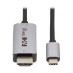 Tripp Lite USB-C to HDMI Active Adapter Cable (M/M) - 8K 60 Hz, 4K 144 Hz, HDR, 4:4:4, HDCP 2.3, Black, 6 ft. (1.8 m)