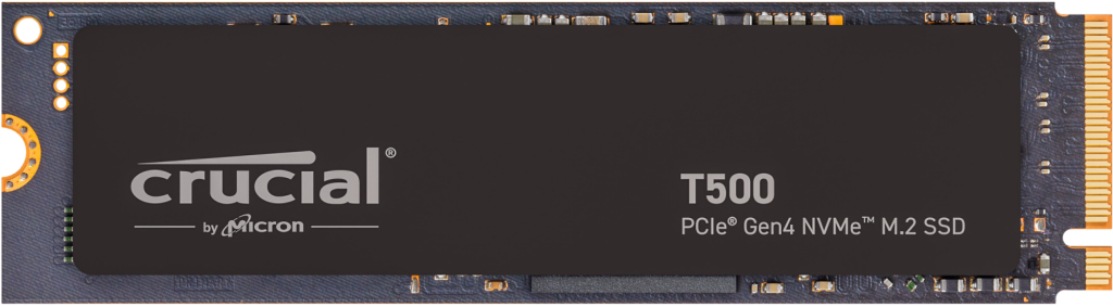 Photos - SSD Crucial T500 M.2 1 TB PCI Express 4.0 NVMe TLC CT1000T500SSD8 