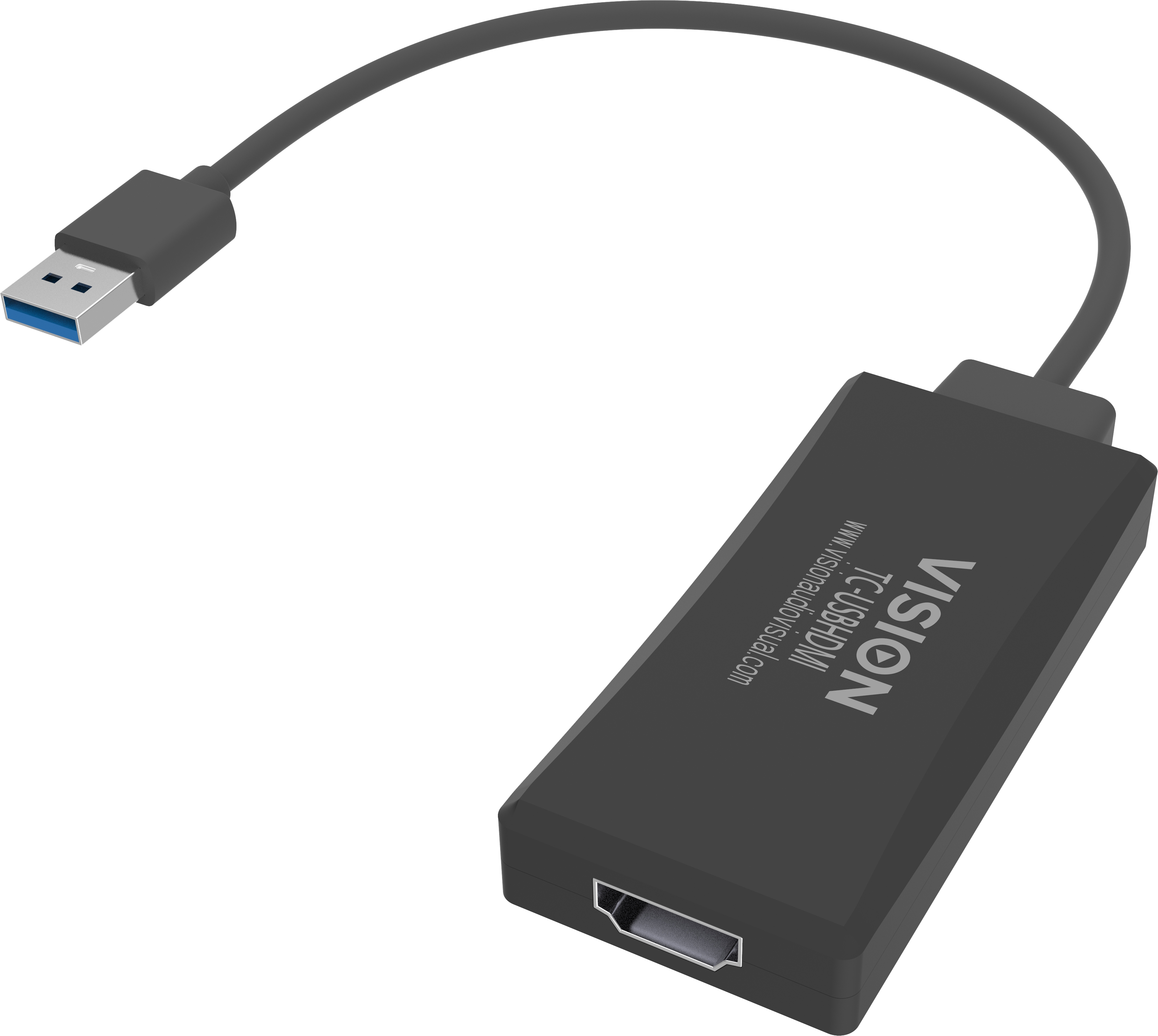 Image of Vision TC-USBHDMI USB graphics adapter 1920 x 1080 pixels Black