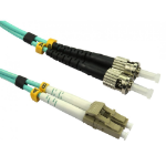 Cables Direct FB3M-LCST-030D InfiniBand/fibre optic cable 3 m LC ST Aqua colour
