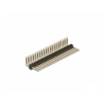 DeLOCK Pin header 20 pin, pitch 1.27 mm, 1-row, angled, 5 pieces