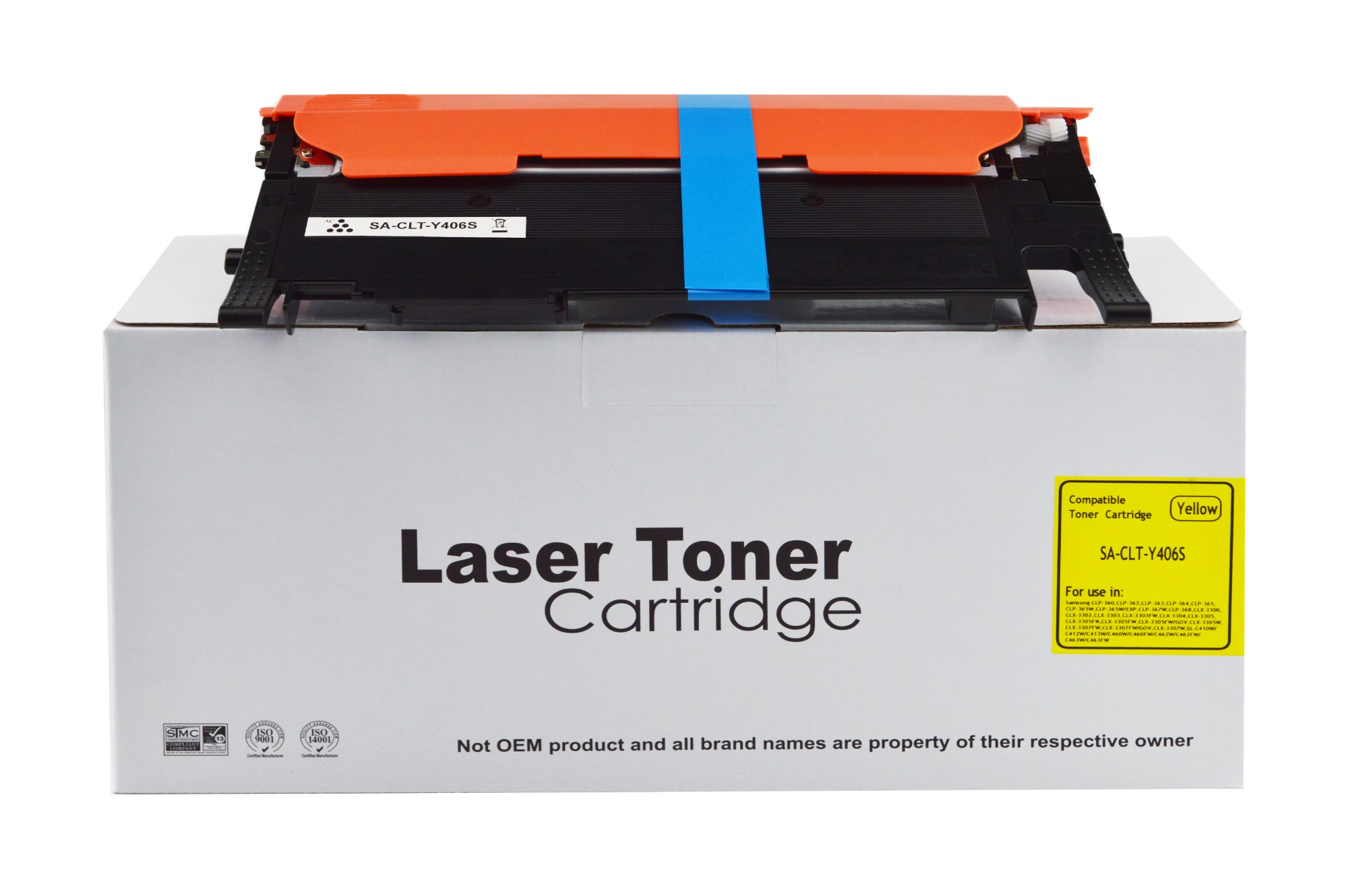 Image of CTS Wholesale Remanufactured Samsung CLP360 Yellow Toner CLT-Y406S HP
