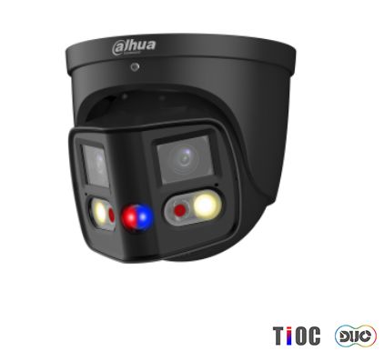 2 x 4MP TiOC Duo Splicing  WizSense Network Eyeball  Camera with 2.8mm Fixed Lens - Black thumbnail