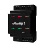 Shelly Pro 3 electrical relay Black
