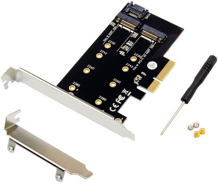Image of Microconnect MC-PCIE-SSDADAPTER interface cards/adapter Internal M.2