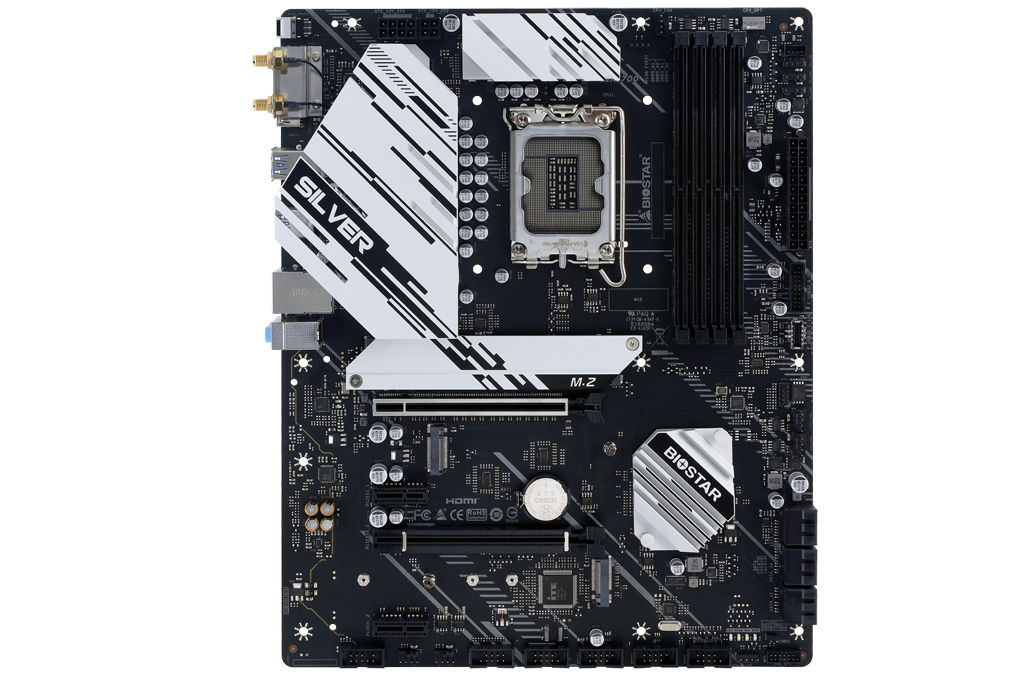 Biostar Z790A-SILVER moderkort Intel Z790 LGA 1700 ATX