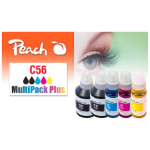 Peach PI100-472 ink cartridge 5 pc(s) Compatible Standard Yield Black, Cyan, Magenta, Yellow