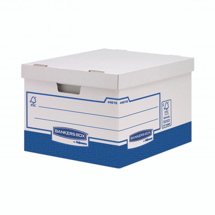 Image of Bankers Box FELLOWES BASICS LRG HD STOR BOX PK10