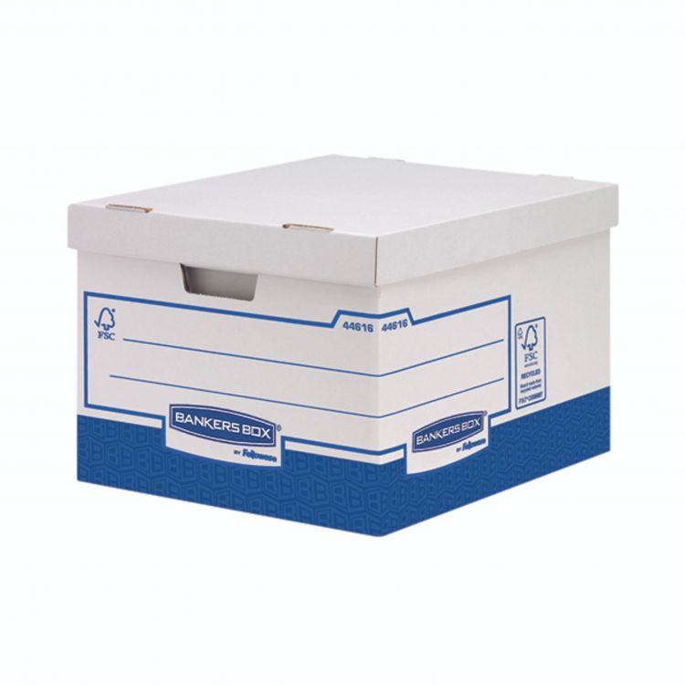 4461601 BANKERS BOX Heavy-Duty Large Blue Box Pack of 10