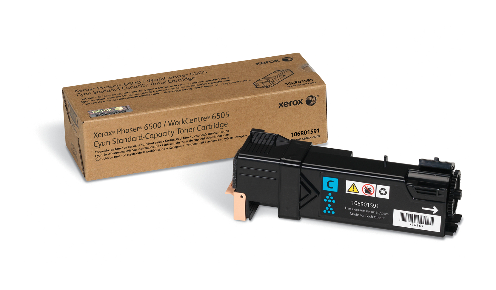 Image of Xerox 106R01591 Toner cyan, 1K pages for Xerox Phaser 6500